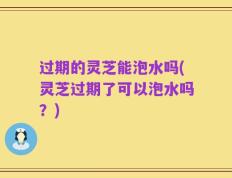 过期的灵芝能泡水吗(灵芝过期了可以泡水吗？)