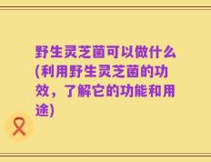 野生灵芝菌可以做什么(利用野生灵芝菌的功效，了解它的功能和用途)