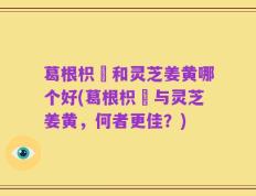 葛根枳椇和灵芝姜黄哪个好(葛根枳椇与灵芝姜黄，何者更佳？)