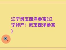 辽宁灵芝西洋参茶(辽宁特产：灵芝西洋参茶)