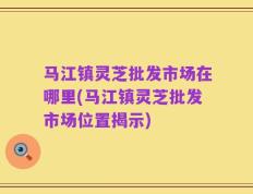 马江镇灵芝批发市场在哪里(马江镇灵芝批发市场位置揭示)
