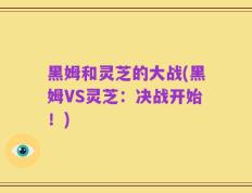 黑姆和灵芝的大战(黑姆VS灵芝：决战开始！)