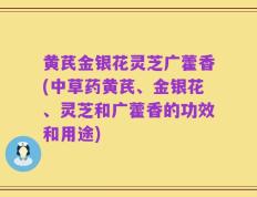 黄芪金银花灵芝广藿香(中草药黄芪、金银花、灵芝和广藿香的功效和用途)