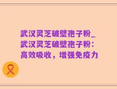 武汉灵芝破壁孢子粉_武汉灵芝破壁孢子粉：高效吸收，增强免疫力