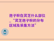 孢子粉在灵芝什么部位_“灵芝孢子粉的分布区域及采集方法”