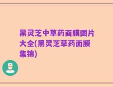 黑灵芝中草药面膜图片大全(黑灵芝草药面膜集锦)
