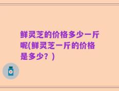 鲜灵芝的价格多少一斤呢(鲜灵芝一斤的价格是多少？)