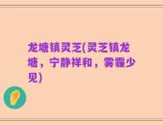 龙塘镇灵芝(灵芝镇龙塘，宁静祥和，雾霾少见)