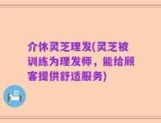 介休灵芝理发(灵芝被训练为理发师，能给顾客提供舒适服务)