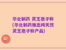 华北制药 灵芝孢子粉(华北制药推出纯天然灵芝孢子粉产品)