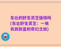 东北的野生灵芝值钱吗(东北野生灵芝：一场农民致富的奇幻之旅)