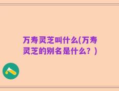 万寿灵芝叫什么(万寿灵芝的别名是什么？)