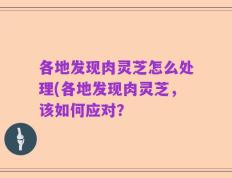 各地发现肉灵芝怎么处理(各地发现肉灵芝，该如何应对？