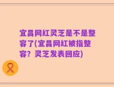宜昌网红灵芝是不是整容了(宜昌网红被指整容？灵芝发表回应)