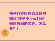 孩子打碎妈妈灵芝好吗图片(孩子不小心打碎妈妈珍藏的灵芝，怎么办？)