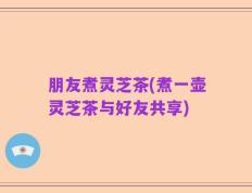 朋友煮灵芝茶(煮一壶灵芝茶与好友共享)