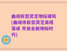 曲靖巨型灵芝地标建筑(曲靖市巨型灵芝高塔落成 开启全新地标时代)
