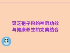 灵芝孢子粉的神奇功效与健康养生的完美结合