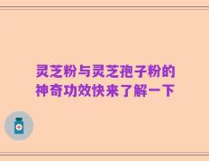 灵芝粉与灵芝孢子粉的神奇功效快来了解一下
