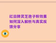 红日牌灵芝孢子粉效果如何深入解析与真实反馈分享