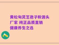黄松甸灵芝孢子粉源头厂家 纯正品质直销 健康养生之选