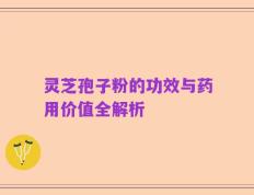 灵芝孢子粉的功效与药用价值全解析