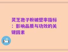 灵芝孢子粉破壁率指标：影响品质与功效的关键因素