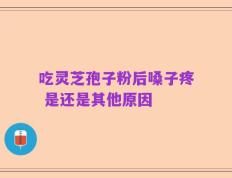 吃灵芝孢子粉后嗓子疼 是还是其他原因