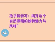 孢子粉特写：揭开这个自然馈赠的独特魅力与风味”