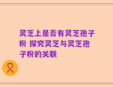 灵芝上是否有灵芝孢子粉 探究灵芝与灵芝孢子粉的关联