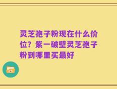 灵芝孢子粉现在什么价位？紫一破壁灵芝孢子粉到哪里买最好