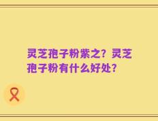 灵芝孢子粉紫之？灵芝孢子粉有什么好处？