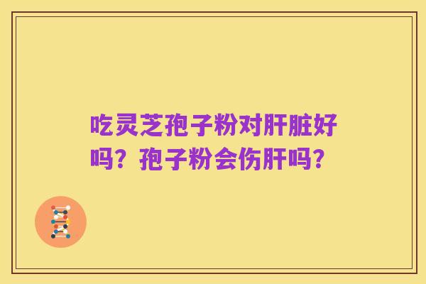 吃灵芝孢子粉对肝脏好吗?孢子粉会伤肝吗?