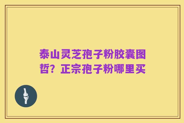 泰山灵芝孢子粉胶囊图哲?正宗孢子粉哪里买