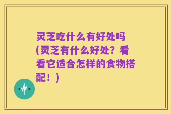 灵芝吃什么有好处吗 (灵芝有什么好处?看看它适合怎样的食物搭配!)