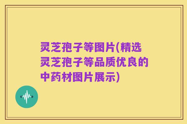灵芝孢子等图片(精选灵芝孢子等品质优良的中药材图片展示)