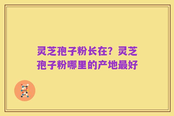 灵芝孢子粉长在？灵芝孢子粉哪里的产地最好