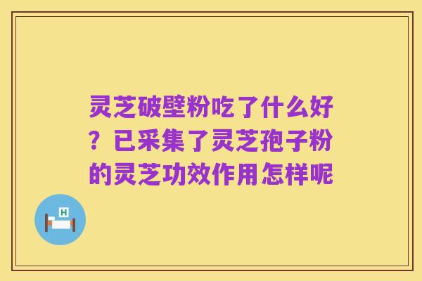 灵芝破壁粉吃了什么好?已采集了灵芝孢子粉的灵芝功效作用怎样呢