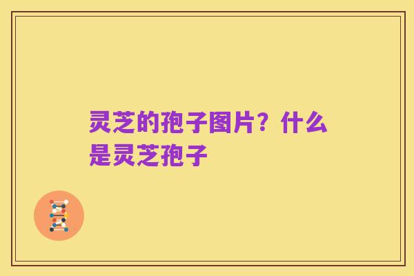 灵芝的孢子图片?什么是灵芝孢子