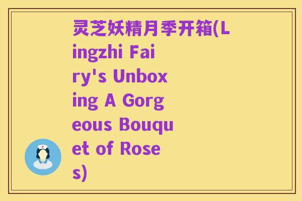 灵芝妖精月季开箱(Lingzhi Fairy's Unboxing A Gorgeous Bouquet of Roses)