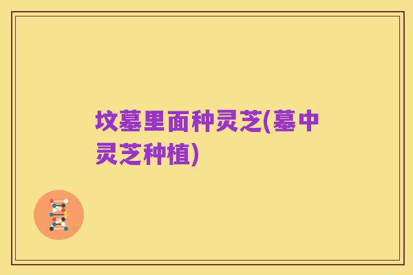 坟墓里面种灵芝(墓中灵芝种植)