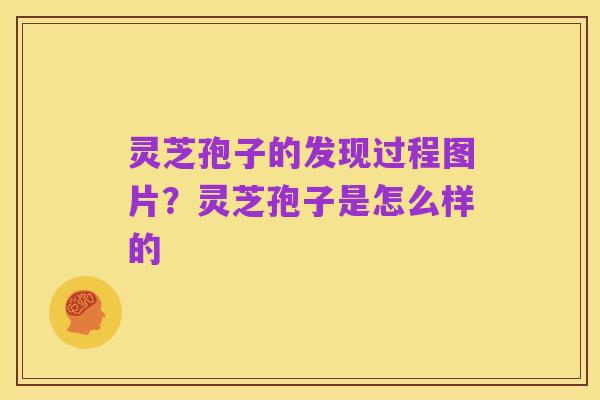灵芝孢子的发现过程图片?灵芝孢子是怎么样的
