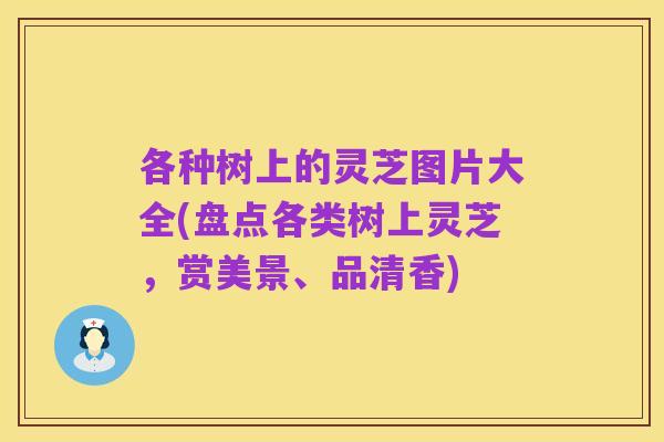 各种树上的灵芝图片大全(盘点各类树上灵芝,赏美景、品清香)