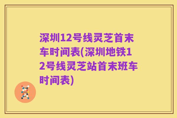 深圳12号线灵芝首末车时间表(深圳地铁12号线灵芝站首末班车时间表)