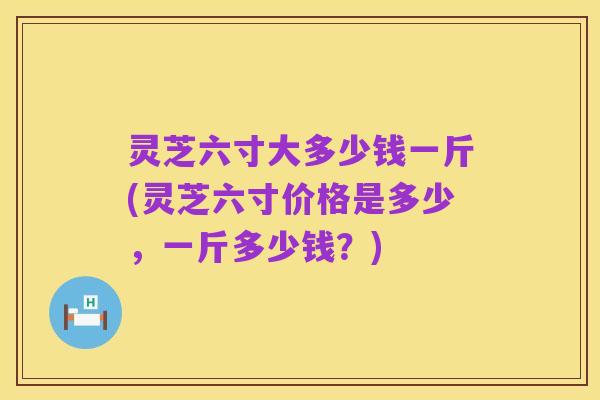 灵芝六寸大多少钱一斤(灵芝六寸价格是多少,一斤多少钱?)