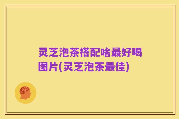 灵芝泡茶搭配啥最好喝图片(灵芝泡茶最佳)
