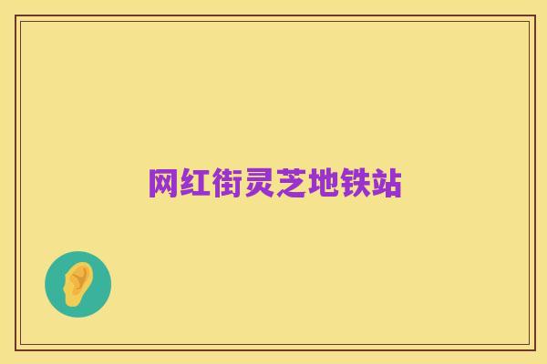 网红街灵芝地铁站