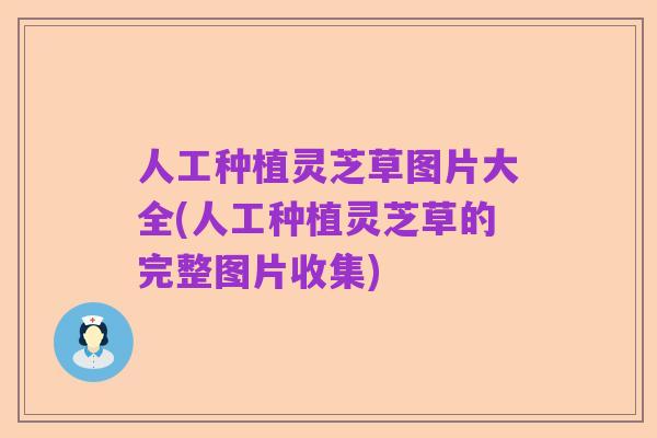 人工种植灵芝草图片大全(人工种植灵芝草的完整图片收集)